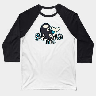 Orca's Eat the Rich Baseball T-Shirt